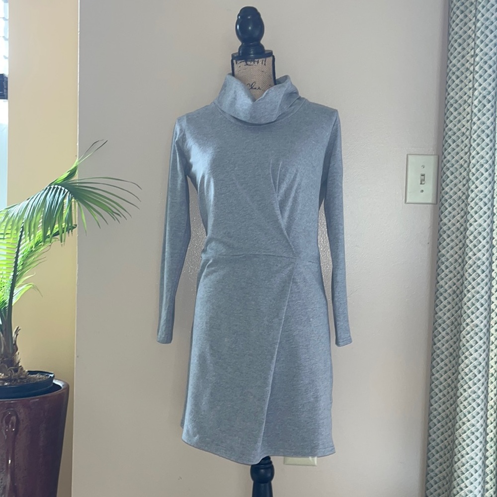 Long Sleeve Turtleneck Mini Dress